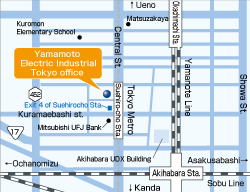 Tokyo branch office access map
